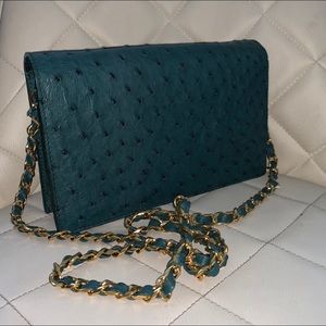 100% Ostrich Crossbody